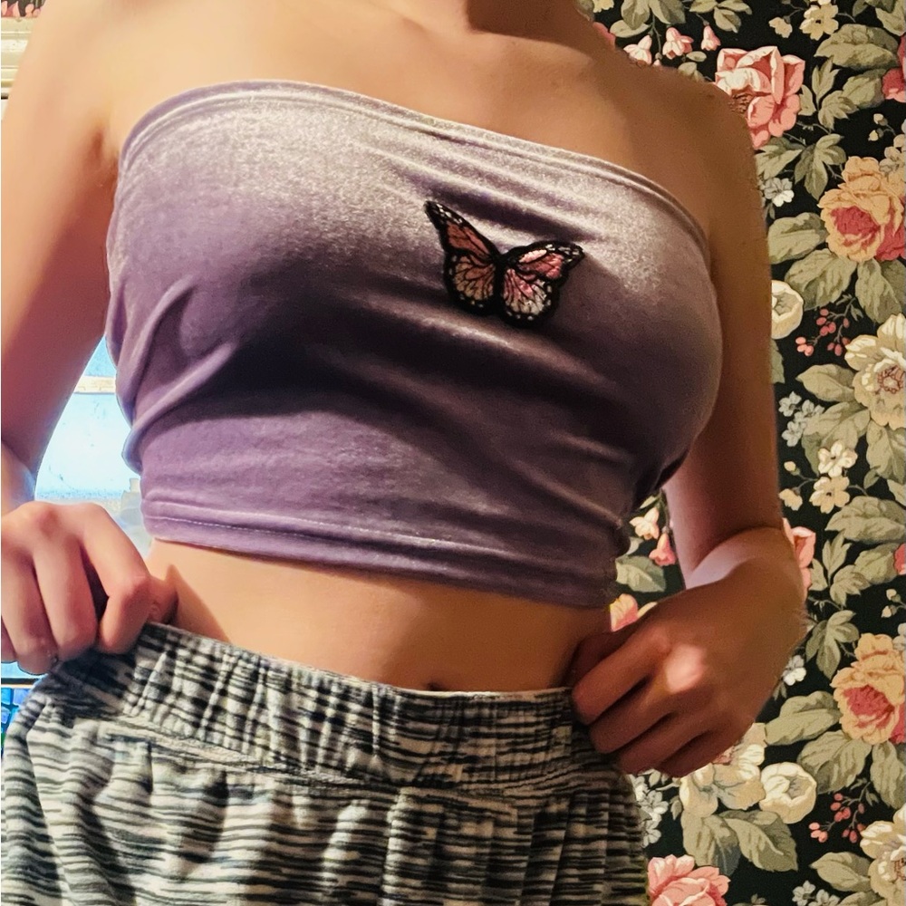2000’s butterfly tube top
